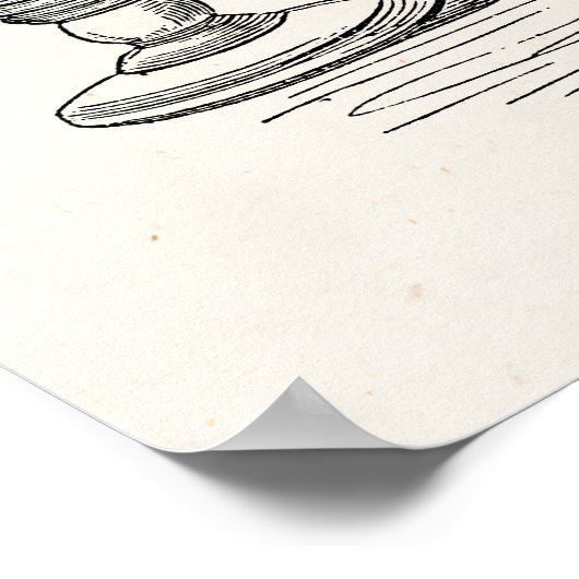  aap Roken pijp apen Dier Poster (Hoek)