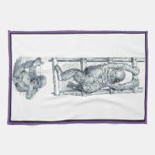 Aap Rond Jonge Gorilla Keukenhanddoek (Horizontaal)