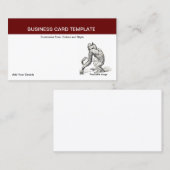 Aap Rond - Jonge orang-oetan aap Visitekaartje (Voorkant / Achterkant)