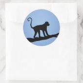 aap ronde sticker (Tas)