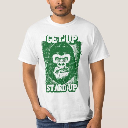Aap rookt T-shirt (Voorkant)