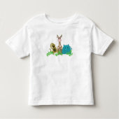 aap, roze Giraffe en hippo Kinder Shirts (Voorkant)