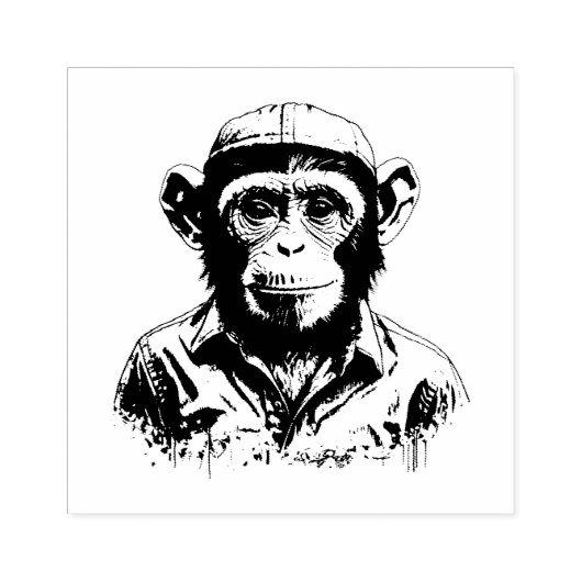 Aap  rubberstempel (Afrduk)