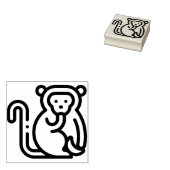 aap rubberstempel (Gestempeld)