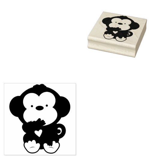 aap rubberstempel (Gestempeld)