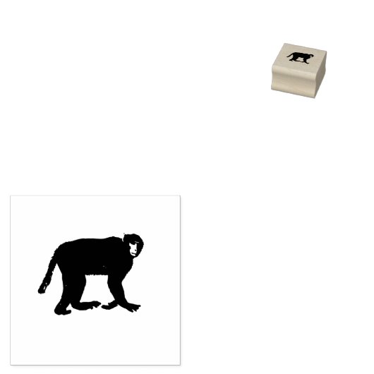 aap rubberstempel (Gestempeld)