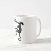 Aap Silhouet Koffiemok (Voorkant rechts)