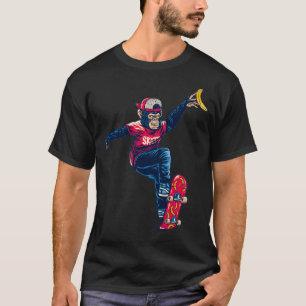 Aap skateboarden skaters having plezier Pro skateb T-shirt