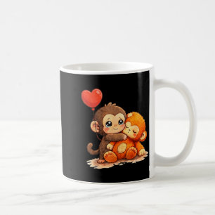Aap slaat baby cute baby grappig dier grote liefde koffiemok