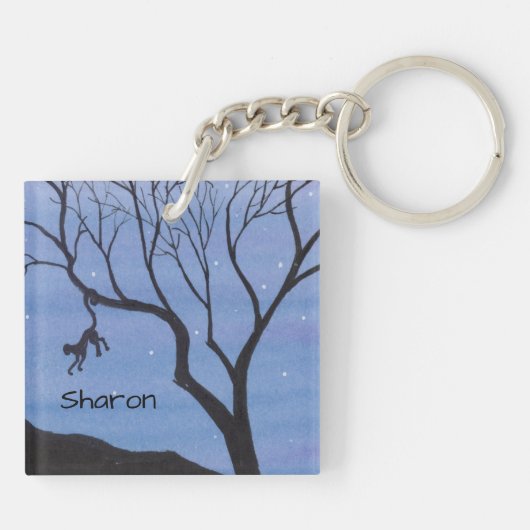 aap sleutelhanger (Achterkant)