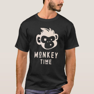 Aap Tijd Schattig Aap Schattig Primaat Chimp T-shirt