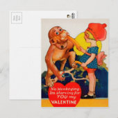  aap Valentijnsdag Briefkaart (Voorkant / Achterkant)