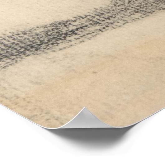 Aap van Georges Seurat Poster (Hoek)