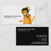 aap visitekaartje (Voorkant / Achterkant)