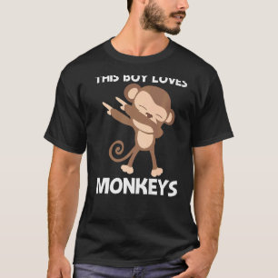 aap voor jongens Kinder ape dierentuin T-shirt