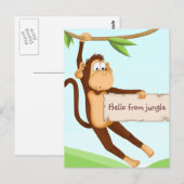 aap voor kinderen briefkaart (Voorkant / Achterkant)