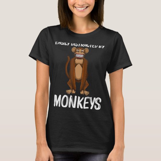 aap voor mannen Primaat dierapen T-shirt (Voorkant)