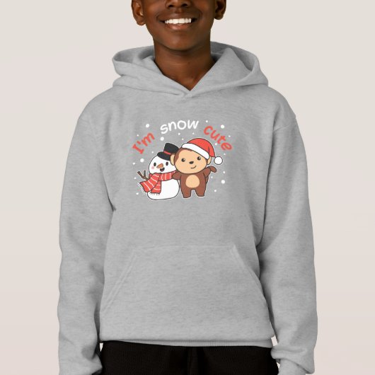 aap waar ik van hou... veel Snowman Pun (Voorkant)