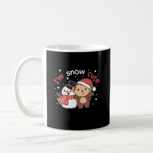 aap waar ik van hou... veel Snowman Pun Koffiemok
