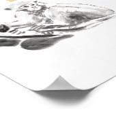 Aap Waterverf Aap Jaar Kalender Poster 2016 (Hoek)