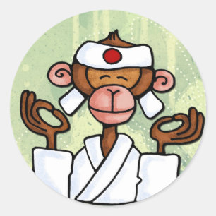 aap zen ronde sticker