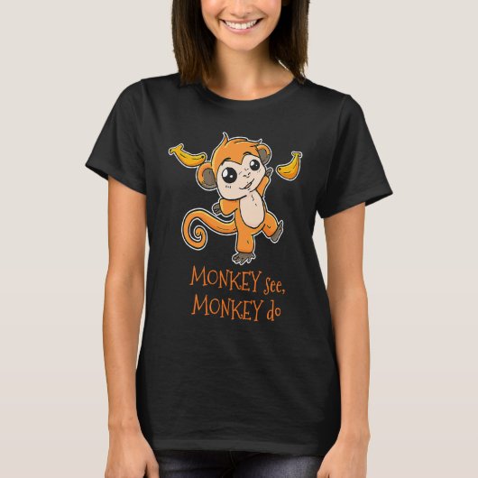 aap zie aap dierentuin dierentuin t-shirt (Voorkant)