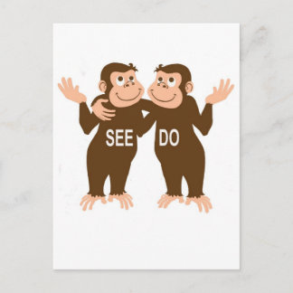aap zie aap do (1) briefkaart