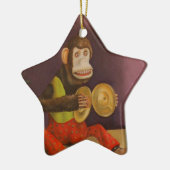 aap zie aap doen keramisch ornament (Links)