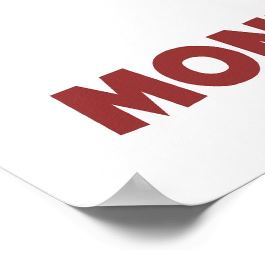 aap zie aap doo doo poster (Hoek)