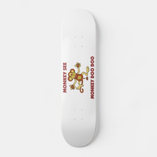 aap zie aap doo doo skateboard (Voorkant)