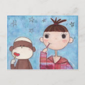 aap zien, aap doen Briefkaart (Voorkant)