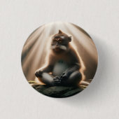 Aap ziet knop ronde button 3,2 cm (Voorkant)
