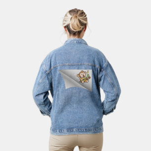 Aap zingen onder de pleister denim jacket