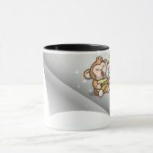 Aap zingen onder de pleister mok (Midden)