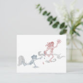 aap zon snatcher briefkaart (Staand voorkant)