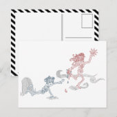 aap zon snatcher briefkaart (Voorkant / Achterkant)