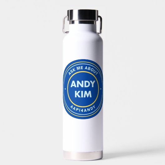 AAPI4Andy Kim waterfles (Voorkant)