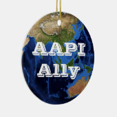 AAPI Ally Keramisch Ornament (Rechts)