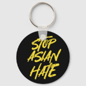 AAPI Awareness Stop Asian Hate Sleutelhanger (Voorkant)