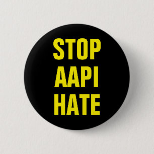 AAPI Stop Asian Hate Ronde Button 5,7 Cm