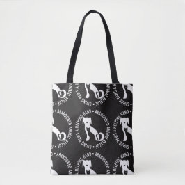 AAR All-Over-Print Canvas tas, gemiddeld Tote Bag