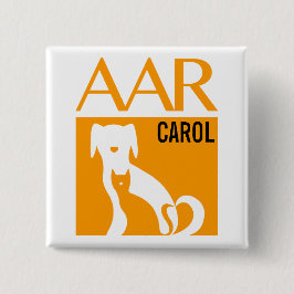 AAR Logo Button met  naam, 2"sq.