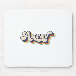 Aarav Naam Gepersonaliseerde Achternaam Voornaam A Muismat