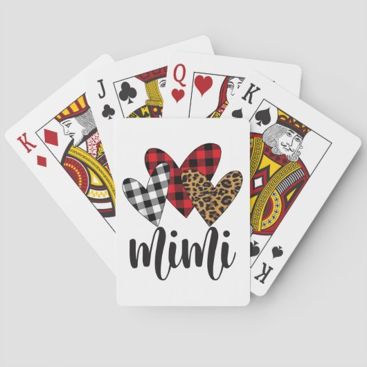 Aarav Naam Gepersonaliseerde Achternaam Voornaam A Pokerkaarten (Achterkant)