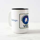 AARC VEC koffiemok Tweekleurige Koffiemok (Voorkant links)