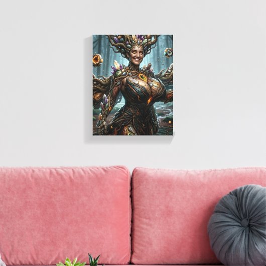 Aard Elementair Canvas Afdruk (Insitu (Woonkamer))