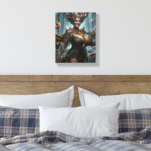 Aard Elementair Canvas Afdruk (Insitu (Slaapkamer))