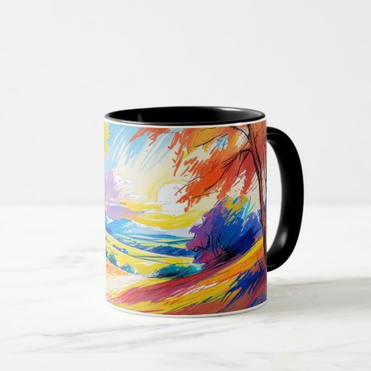 Aard en kleur mok (Voorkant rechts)