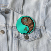 Aard Hond Ronde Button 7,6 Cm (In situ)