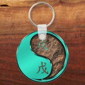 Aard Hond Sleutelhanger (Achterkant)